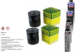 2xMANN-FILTER ÖLFILTER-W 712/54 +2xLiqui Moly Pro-Line Motorspülung/2x Cera Tec