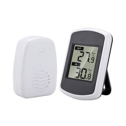 Funk Wetterstation Thermometer mit Außensensor LCD-Innen Außen Thermometer