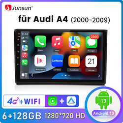 128G Android 13 Für Audi A4 8E 8H B6 B7 2000-09 Autoradio GPS Navi WIFI SWC DAB+