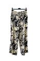 Orsay MARLENE HOSE Schwarz Creme Tropical Floral Print Gr 36