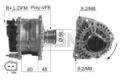 MESSMER Lichtmaschine Generator 90A 14V für VW Golf IV 1.4 16V 1.9 TDI 2.3 V5