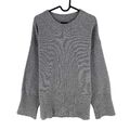 GANT Damen Grau Lounge Wolle Kaschmir Rundhals Pullover GRÖSSE S