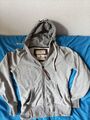 Naketano Gr. M Damen Kapuzen Sweat-Jacke / Zip-Hoodie -grau-