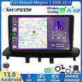 8Core 4+64GB Android 13 Autoradio GPS CarPlay DAB Für Renault Megane 3 2008-2014