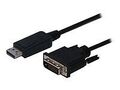 3x ASSMANN Adapterkabel DisplayPort 1.2 DVI-D 24+1 M/M digital Full HD Dual Link