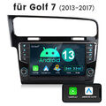 7" Android 13.0 Apple Carplay Autoradio GPS NAVI WIFI SWC Für VW Golf 7 VII MK7