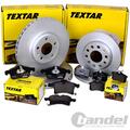 TEXTAR BREMSSCHEIBEN + BELÄGE VORNE + HINTEN passend für VOLVO C30 C70 S40 V50