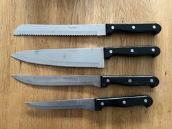 4x Esmeyer Messerset Brotmesser Gemüsemesser Messer