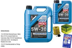 INSPEKTIONSKIT FILTER LIQUI MOLY ÖL 6L 5W-30 für BMW 3er F30 F80 320i 328i F31