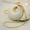 Collier AMD Gold Double gestempelt ! im " Anker Design "   45,00 cm x 2,60 mm 