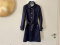 Fuchs Schmitt Trenchcoat mit Taillengürtel in marineblau Gr. 36 Mantel Baumwolle