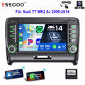 Für Audi TT 8J 2006-2014 Kamera Android 14 2+32G Carplay Autoradio GPS NAVI WIFI