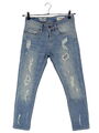 RICH & ROYAL Boyfriendjeans Damen Gr. DE 36 blau Street-Fashion-Look