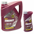 Motoröl MANNOL 5W-30 Energy API SN/CH-4 1x 5 Liter + 1x 1 Liter Motorenöl