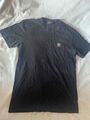 Herren Belstaff T-Shirt Medium schwarz gesticktes Logo 