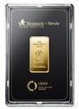 Goldbarren 5 Gramm  999.9 Gold Heimerle + Meule  original geblistert