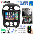 8Core 6+128G Android 13 CarPlay Autoradio 4G WiFi GPS Navi Für VW Beetle 2001-10