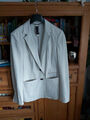 Luisa Cerano Damen Blazer Gr. 42 Jersey Viscose offwhite beige  elegant  NEU