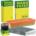 MANN FILTER INSPEKTIONSPAKET passend für DACIA DOKKER KE LODGY JS 1.6 / 83 PS