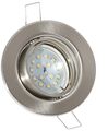 12er Set LED Einbaustrahler Einbau-Leuchten Lampe flach Wohnzimmer Küche 5W 230V