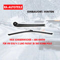 HECK SCHEIBENWISCHER + ARM HINTEN für VW GOLF 4 5 Limo PASSAT 3B 3BG Kombi POLO