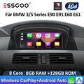 Für BMW E60 E61 E90 E91 CCC GPS Navi Android 13 8 Core Autoradio CarPlay 8+128GB