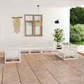 Garten Lounge Set Gartenmöbel Sofa Sitzgruppe 7-tlg. Kiefer Massivholz vidaXL