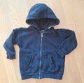 Reserved Kapuzenpullover Schwarz Zipper Hoodie Gr. 104  Sweatjacke Sweatshirt