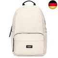 LARKSON Schulrucksack Mädchen & Jungen Teenager Beige - No 3 - Rucksack Damen &