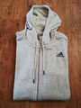 Adidas Kapuzenjacke Sweatjacke Jacke Sport Herren grau Trainingsjacke NEU