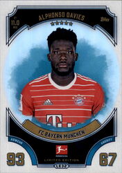 Match Attax EXTRA Bundesliga 22/23 Nr. LE32 - Alphonso Davies - Limited Edition