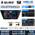 10" Android 13 Autoradio Carplay RDS WiFi DSP GPS Navi Für VW Touran 5T ab 2015