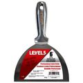 LEVEL5 Profi Spachtel ganz aus Edelstahl 6"/152mm Trockenbau Malerspachtel 5-406