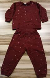 H&M Pyjama rot Größe 98