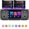 32GB 5''Android 13 Apple CarPlay Autoradio Für Jeep Chrysler Dodge GPS Navi WiFi