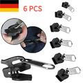 6 Stück ZipperFix Easy Reparatur Set Zipper Reißverschluss Universal 3 Größen