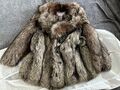  SILBERFUCHS JACKE FUCHSJACKE ECHT PELZ PELZJACKE -  SILVER FOX FUR JACKET