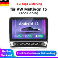 Für VW Multivan T5 08-2015 Carplay Android 13 Autoradio GPS Navi WIFI BT SWC 64G