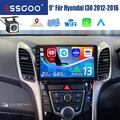 2+64G Android Autoradio Carplay GPS Navi RDS WIFI KAM Für Hyundai i30 2012-2016