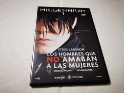 MILLENNIUM 1 Los hombres que no amaban a las mujeres DVD 2011 CAJA FINA