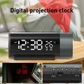 LED Digital Alarm Wecker mit Projektion Dimmbar Temperatur Tischuhr Wecker USB