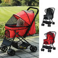 PawHut Hundebuggy Hundewagen für kleine Hunde Katzen Pet Stroller Oxford