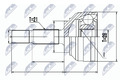 NTY (NPZ-RE-054) Gelenksatz Antriebswelle vorne beidseitig für RENAULT DACIA