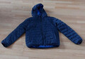 H&M leichte Steppjacke Blau Gr. 158 mit Kapuze Futter blau Frühling 