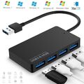 USB Verteiler 3.0 4 Port Super Speed Daten HUB Adapter für Notebook Laptop PC