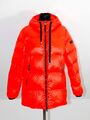 FRIEDA & FREDDIES New York Daunen JACKE Gr. 38 / M 40 rot mit Kapuze