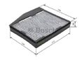 BOSCH 1 987 432 365 Innenraumfilter Filter Pollenfilter für FIAT LANCIA