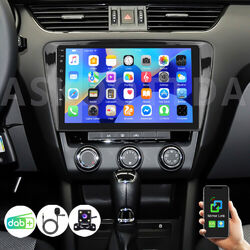 Dab+ 4+64GB 8Kern Android 13 Autoradio GPS Carplay Für SKODA Octavia III 5E Kam