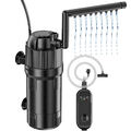 5-in-1 Aquarium Innenfilter mit UV 3w Aquarium 500L/h Filter Pumpe Einstellbarer