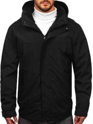 Winterjacke Jacke Wärmejacke Sportjacke Motiv Classic Kapuze Herren BOLF Winter